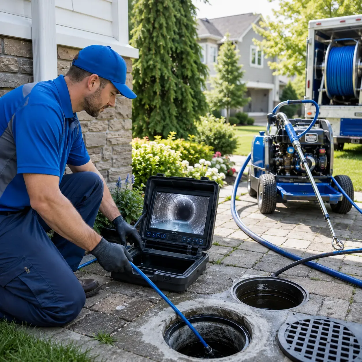 Outdoor drain cleaning professionals serving Ramsey, IL